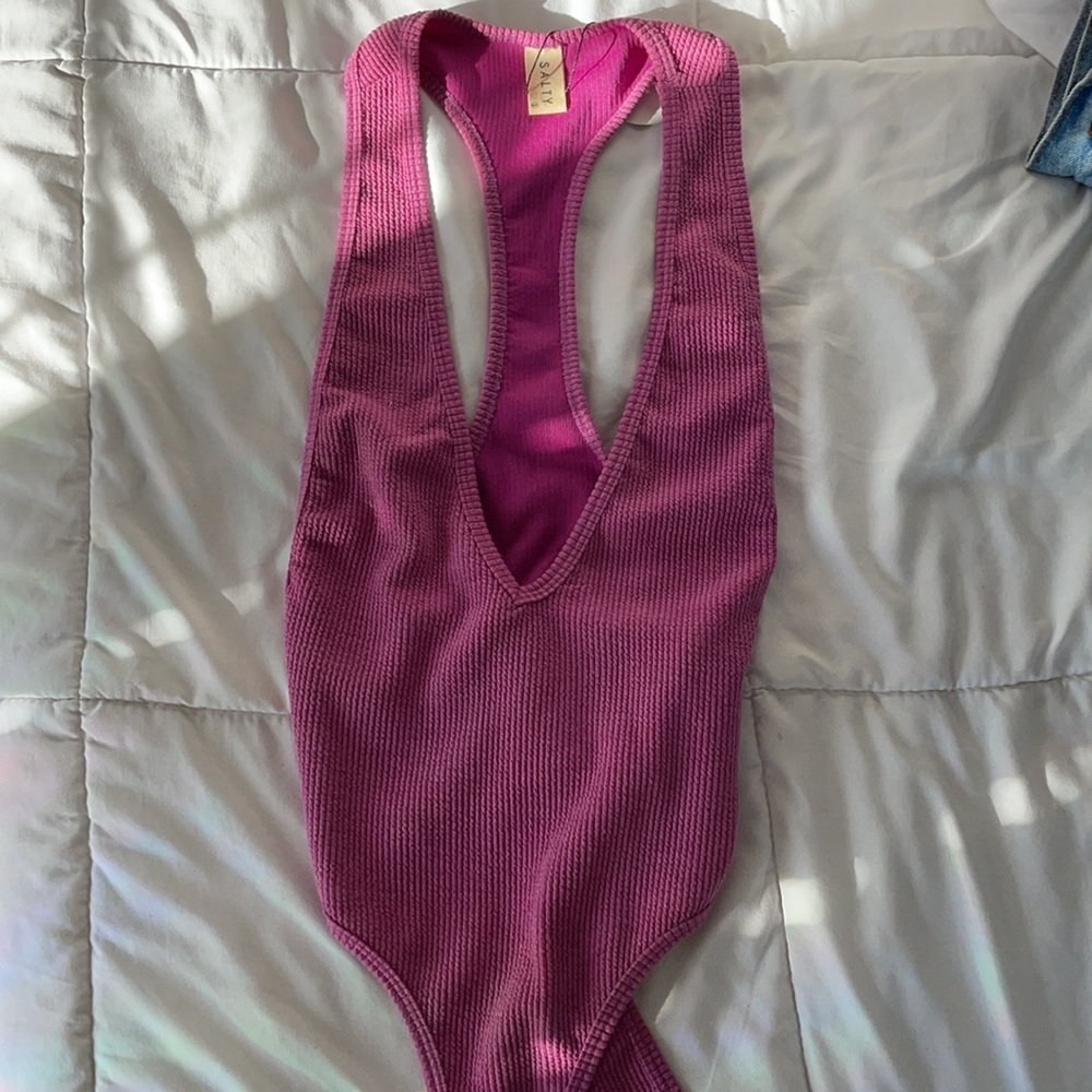 Salty by Andie Y. Fuchsia Body Suit